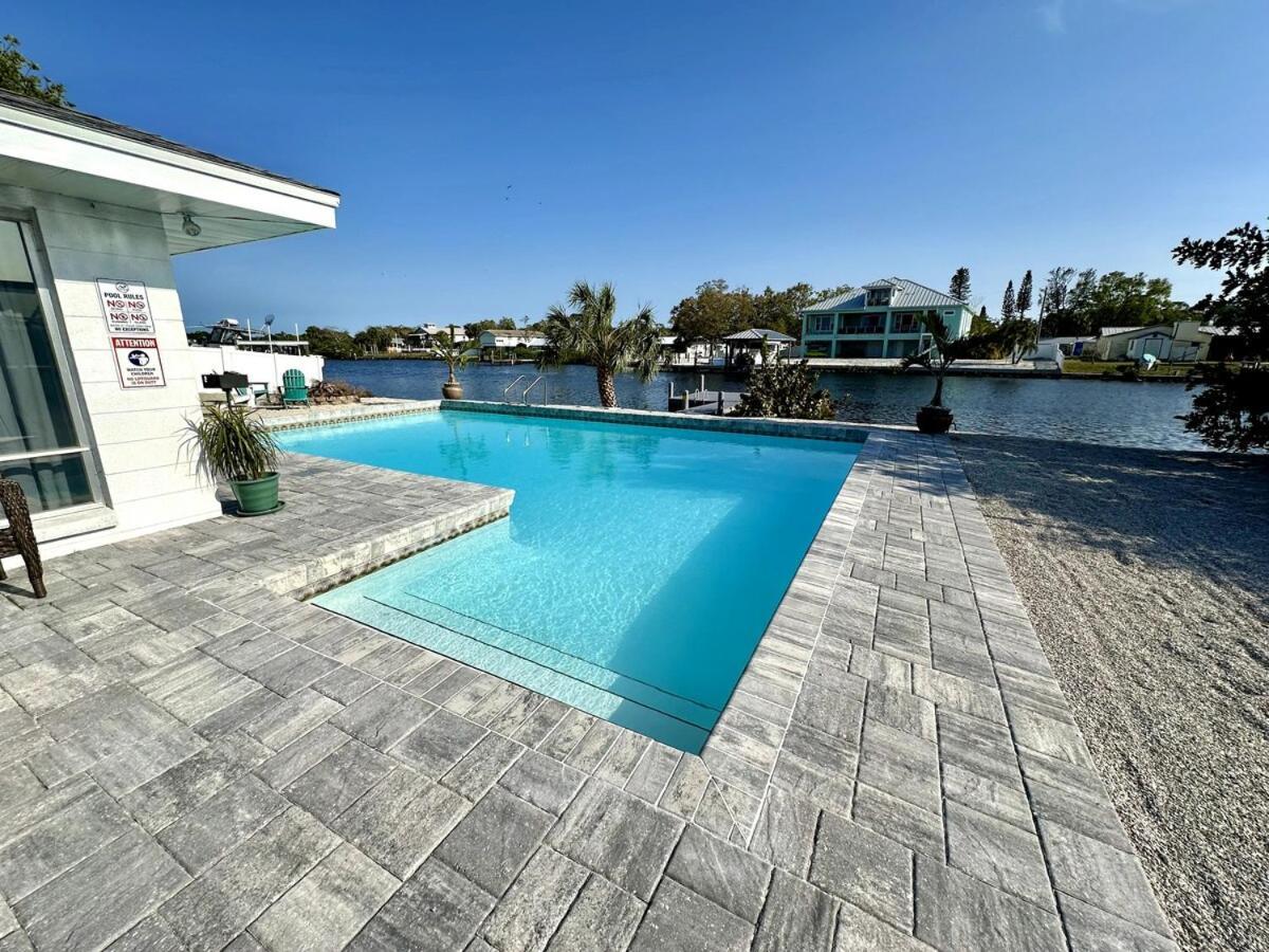 רסקין Blue Heron House, Private 4 Bedroom Waterfront W Heated Pool And Fire Pit מראה חיצוני תמונה